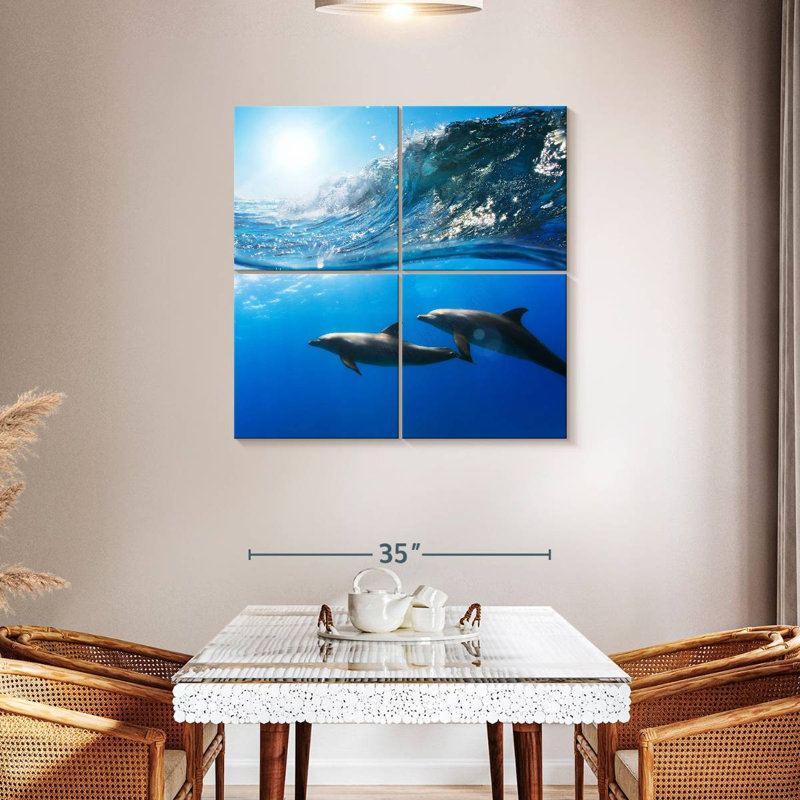 Brampt Dolphin Twosome, 38" H x 38" W