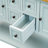 Cambridge Series  Ample Storage Vintage Console Table With Four Small Drawers And Bottom Shelf For Living Rooms-91164932