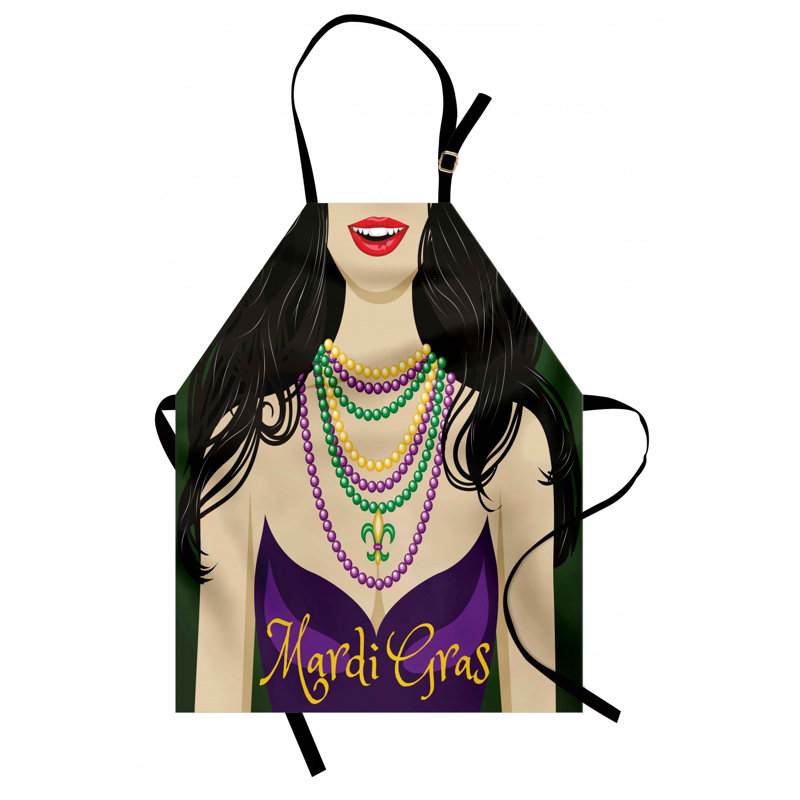 Tablier en gras mardi gras