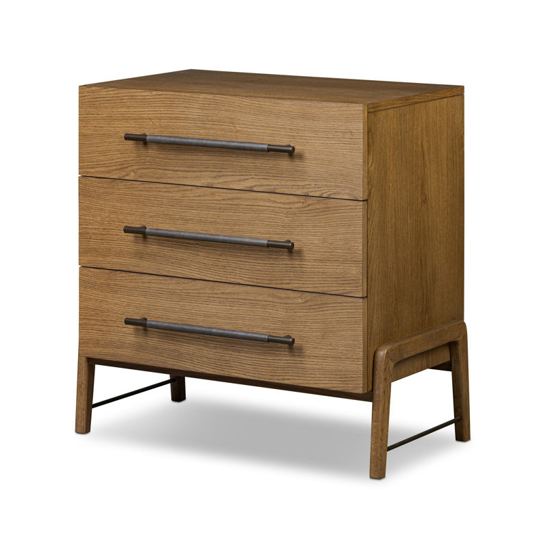 Commode 3 tiroirs Rosedale, Amber Oak