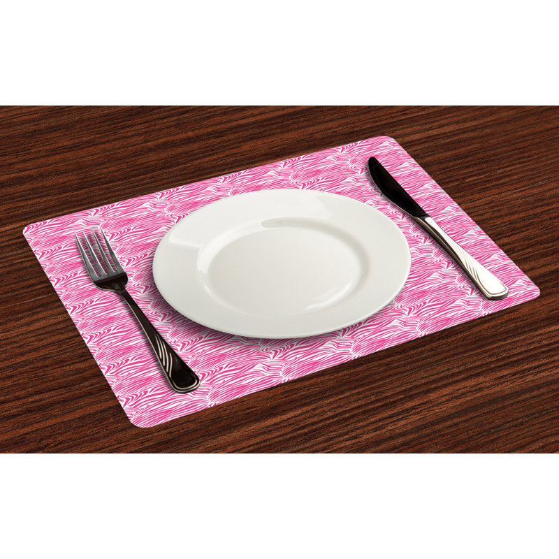 Polyester Abstract Rectangle Placemat