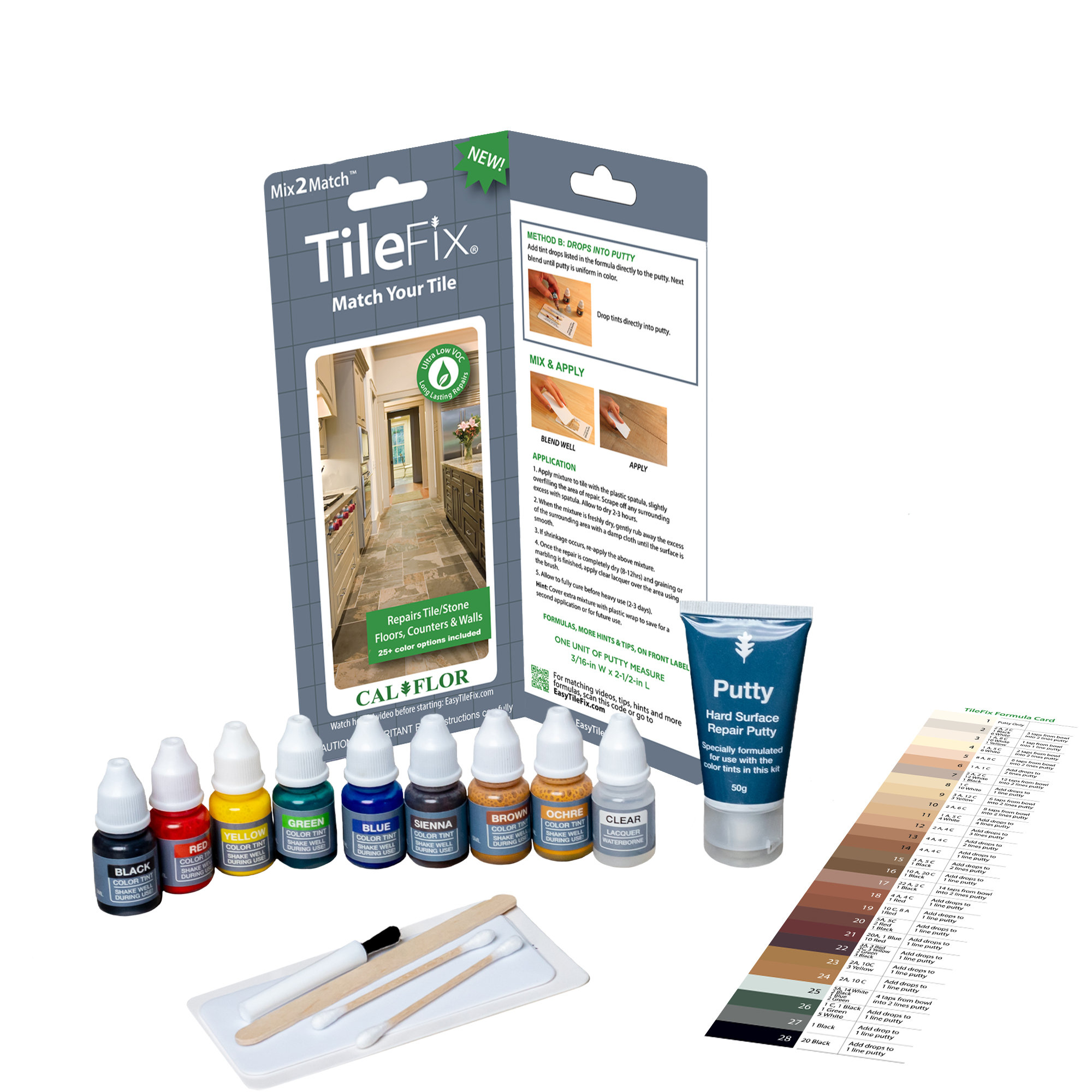FORTIVO Professional DIY Tile & Stone Repair Kit: : Tools & Home  Improvement