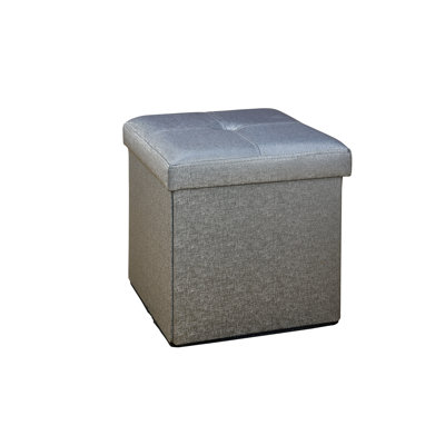Luxora Faux Leather Ottoman