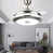 Brushed Nickel with Gray Blades selected