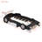 Twin Size Race Car-Shaped Platform Bed With Wheels,Black-1498116318-1498116319