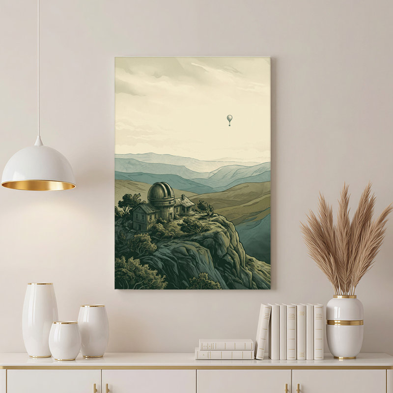 Art mural rétro sur toile, 18"H x 12"W