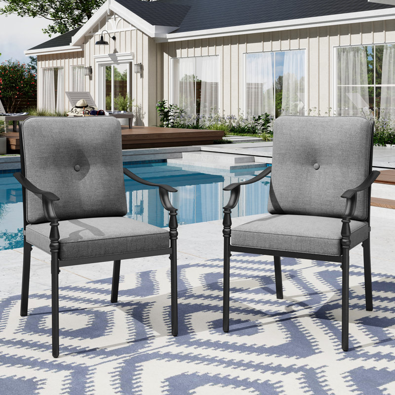 Outdoor Dining Chairs With Cushions   