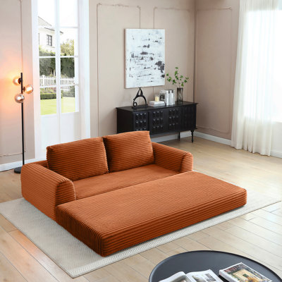 Boneless 2-In-1 Folding Convertible Sofa Bed With Pull-Out Function And Modular Design For Modern Living Spaces.
