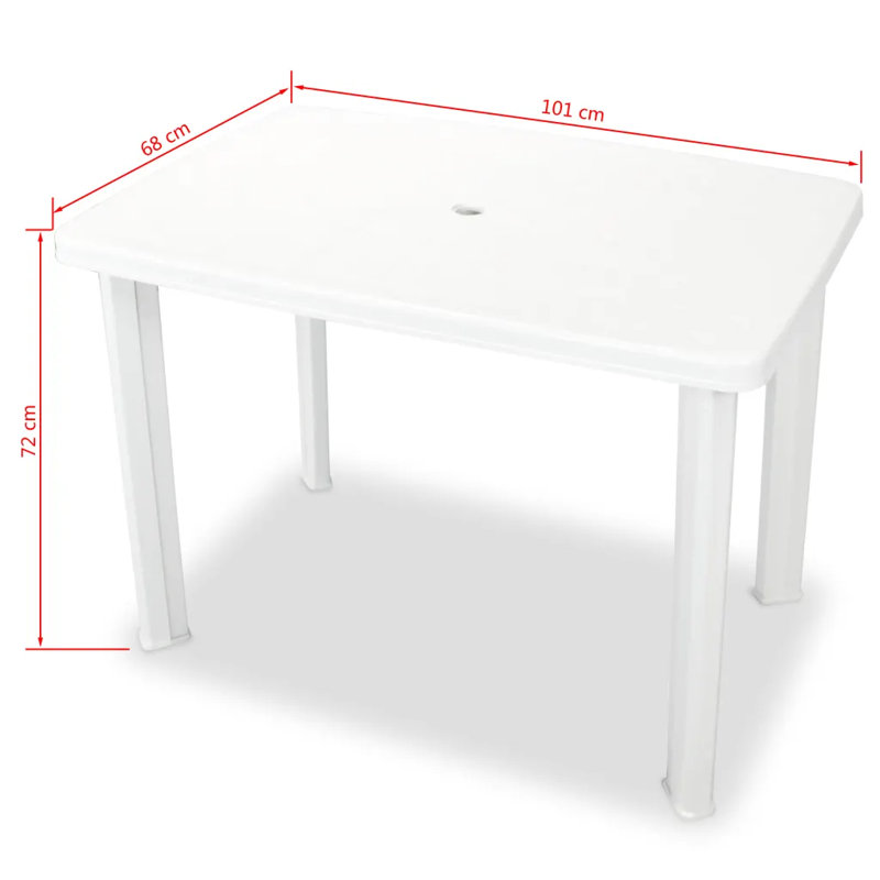Bartel 2 - Person Patio Dining Set with, White
