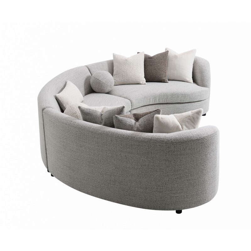 Sectional Sofa w/9 Pillows