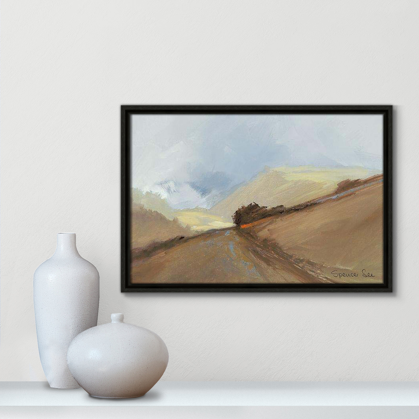 Heaven and Earth II Print, Espresso Framed, 13.5'' H x 19.5'' W x 2'' D