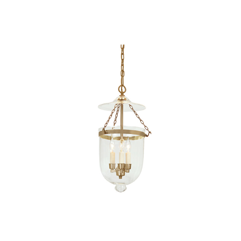Bryana 3 - Light Single Pendant, Rubbed brass