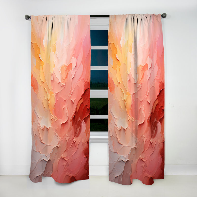 Gradient Grace Artistry - Rideau arc-en-ciel - Velours obscurcissant - 1 panneau, L 52 po x L 108 po