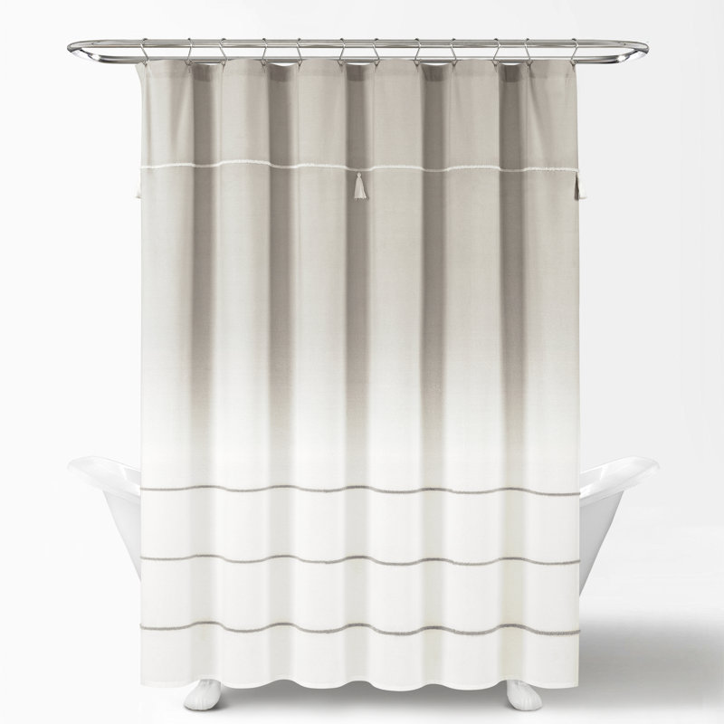 Rideau de douche simple, Gris