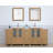  Framed 84" Double Bathroom Vanity Set-106870363