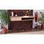 Panek Solid Wood Top Metal Base