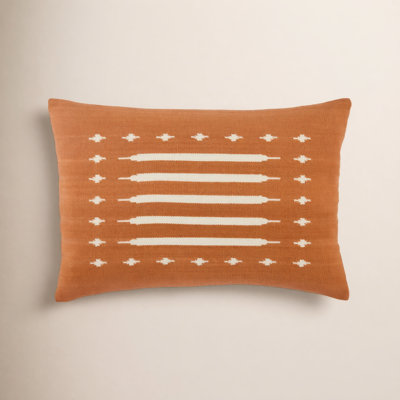 Estela Rectangular Cotton Pillow Cover & Insert