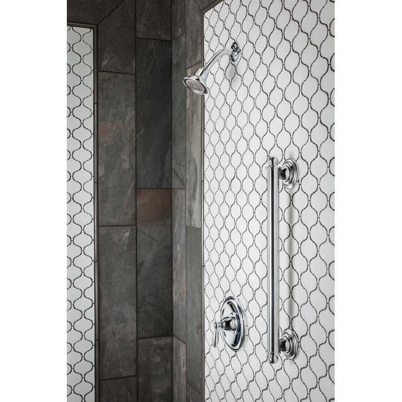 Barre d'appui Brantford, H 1,25 po x l 18 po x P 1,25 po, Chrome