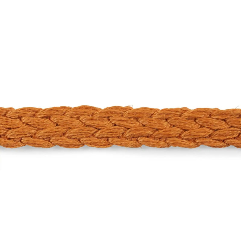 Braided Linen Tape Narrow, Orange