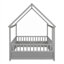 Lit sur pied pleine grandeur Cool Gray