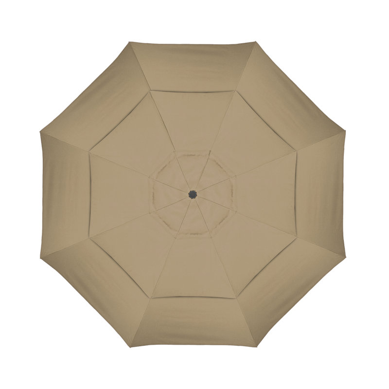 Parasol de marché Broadmeade octogonal Sunbrella, Toile Sunbrella® beige chiné