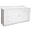 Meuble-lavabo de 61 po avec plateau Concord, blanc, prêt à assembler