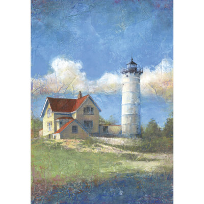 Lighthouse Landscape - Wrapped Canvas Painting