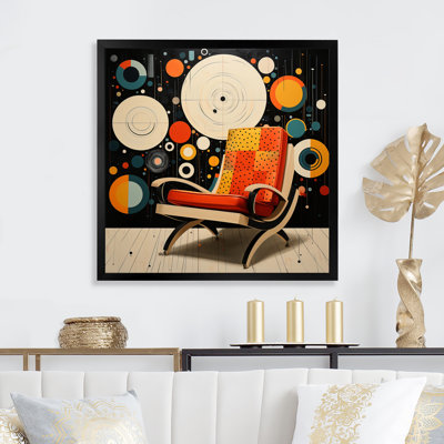 " Colorful Mid Century Eames Elegance III "