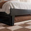 Phoenix Wood Platform Bed with Trundle-223210849-223210848