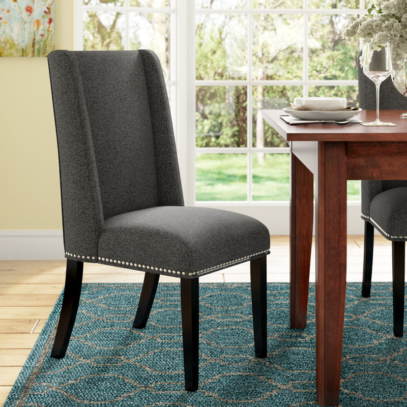Modway Baron Fabric Dining Chair, Gray
