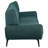 Logan Teal Flared Arm Sofa