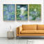 Vicent Van Gogh - Ensemble de 3 reproductions d'art sur toile encadrées