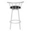 Barstool, Set Of 2, Swivel, Bar Height