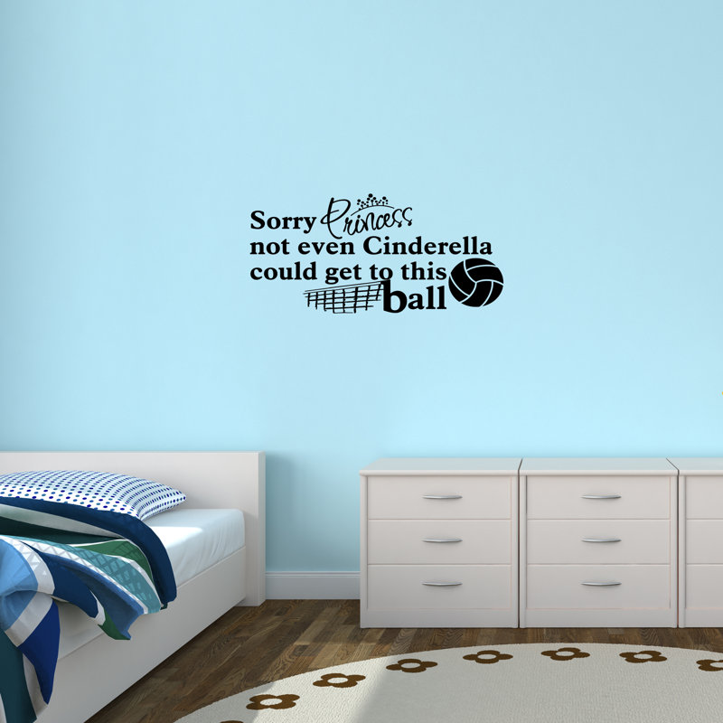 Text & Numbers Wall Decal, Black