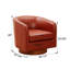Chaise d'appoint simple, chaise pivotante à base de bois