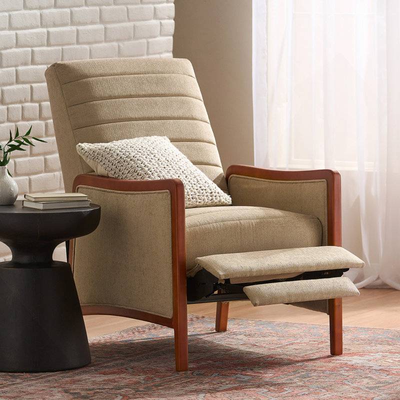 Fauteuil inclinable Mid-Century, Sable