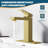 Single-Hole Bathroom Faucet with Drain Assembly-92363206