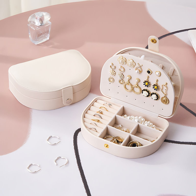 Boîte à bijoux +, Beige