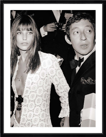 Jane And Serge - Print on Wood