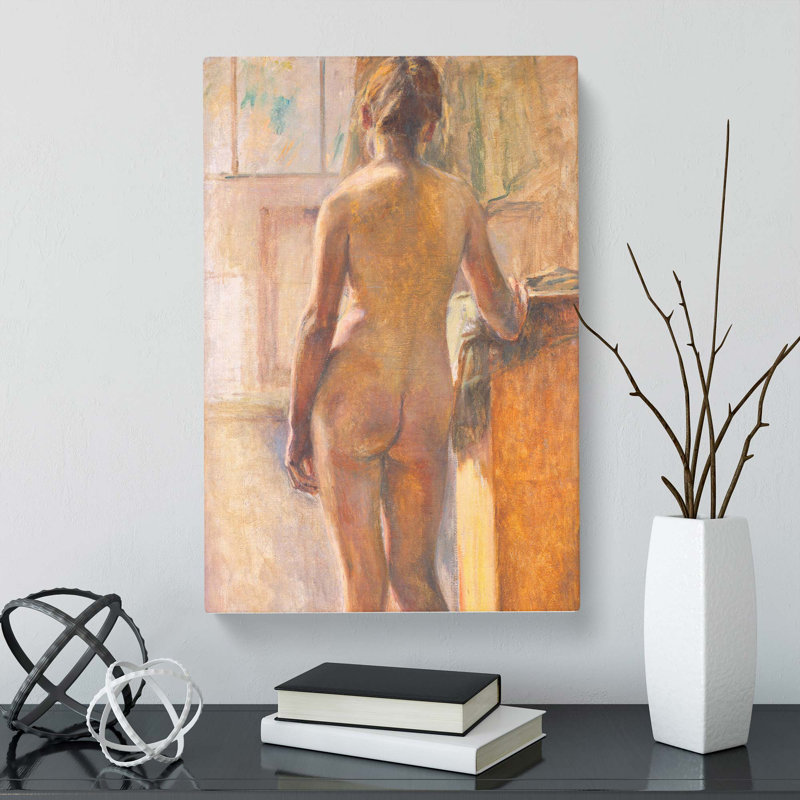 Nude Woman by Kuroda Seiki - Wall Art, 42cm H x 29.7cm W x 0.1cm D, Unframed Paper