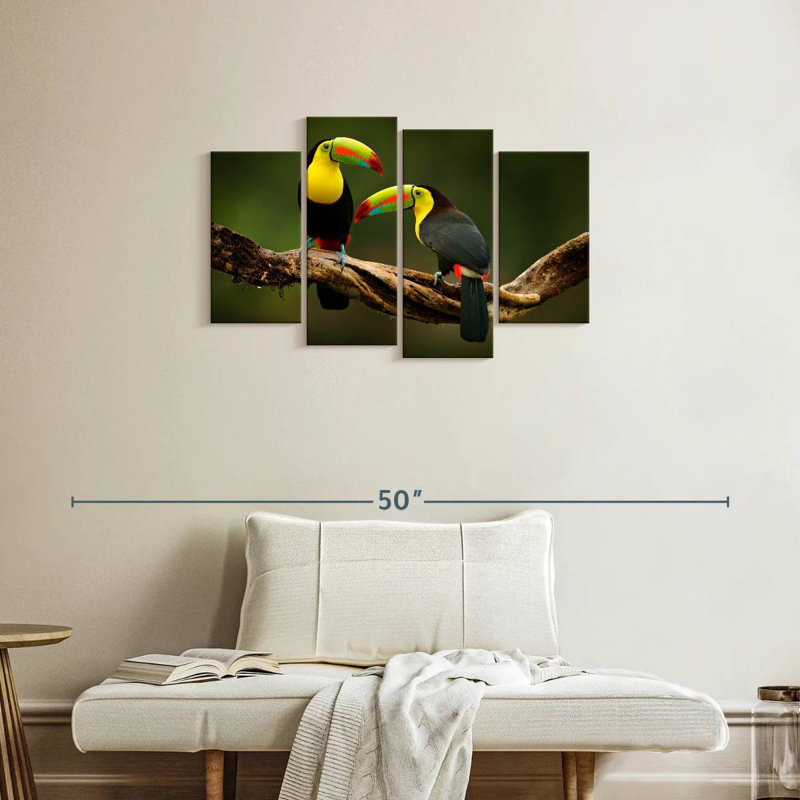 Brampt Toucans On Branch