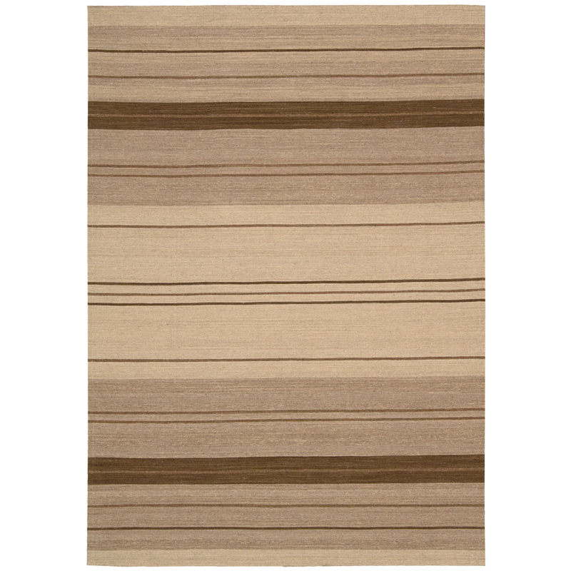 Ki08 Griot Striped Hand Woven Area Rug, 122 x 183cm