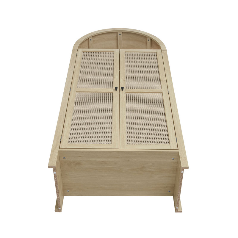 70.28" Tall Arched Kitchen Pantry