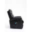 Fauteuil inclinable bleu en similicuir-2008930388