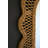 RATTAN SQUIGGLE FRAMED OVAL MIRROR