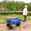 Chariot de plage pliable