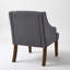 Fauteuil d'appoint rembourré l 24 po avec pieds en bois massif MCM-1372187838