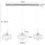 Amanpreet 3 - Light Grey Kitchen Island Pendant-499398404