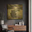 Décoration murale en métal doré « Phare » par Dariusz Klimczak, 36 x 36 po-1065749045