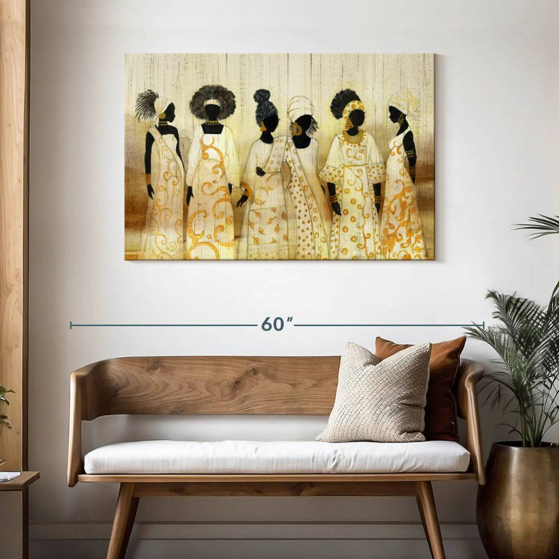 Leisha Six Queens, 30" H x 45" W